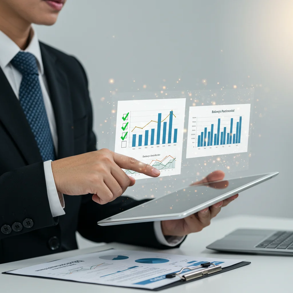 Gráficos em tablet